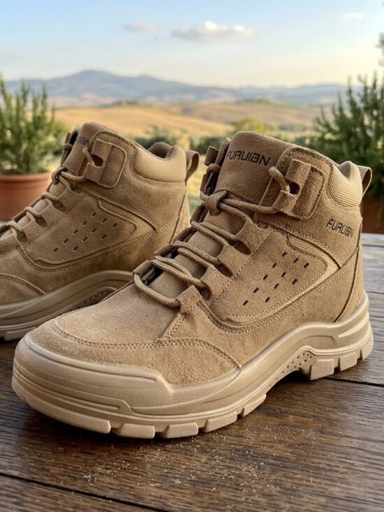 Shoes - Comfortable Lightweight Steel Toe Work Boots